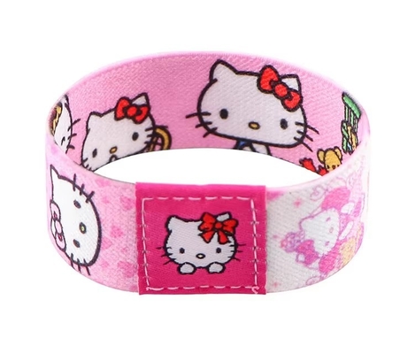 kupować Zastosowany RFID elastyczny bransoletka Custom RFID tkaniny bransoletka dla parku rozrywki online manufacture