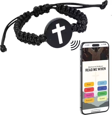 kupować Zindywidualizowany chrześcijański dzienny werset biblijny bransoletka Yappy Bracelet Materiały z recyklingu online manufacture