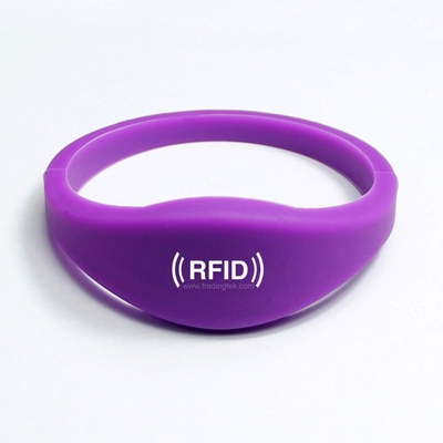 TK4100 EM4200 T5577 Krzemowy wodoodporny bransoletek RFID do zarządzania wydarzeniami