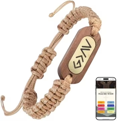 Nowy przyjście Niestandardowy projekt Bracelet z wersetami biblijnymi z NFC Bracelety z wersetami biblijnymi