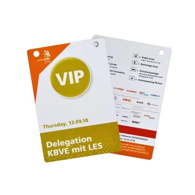Wynik z wydarzenia RFID Smart RFID Chip Vip Pass ID Card With Lanyard