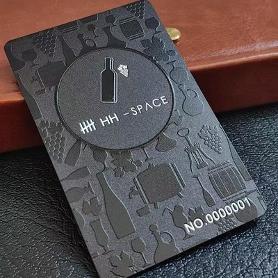 Drukowanie w wytłoczeniu Matte PVC Magnetic Strip Contact IC RFID Cards Wytłoczone wizytówki